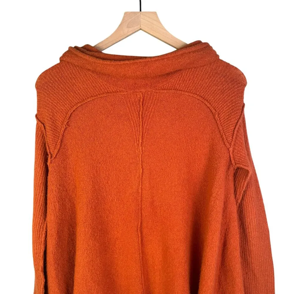 Free People Strawberry Fields Cowl Neck Women‎ Sweater Size Small Oversiz…